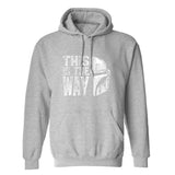 NEW Mandalorian "This is the Way" Pullover Hooded Sweatshirt