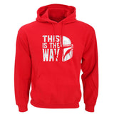 NEW Mandalorian "This is the Way" Pullover Hooded Sweatshirt