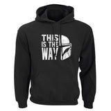 NEW Mandalorian "This is the Way" Pullover Hooded Sweatshirt