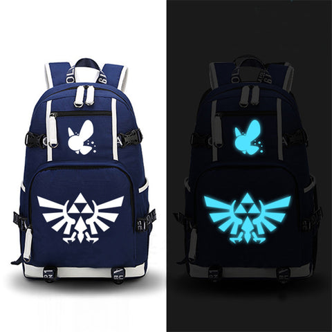 Zelda Limited Edition Luminous Backpack - Triforce/Navi