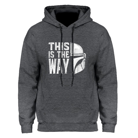 NEW Mandalorian "This is the Way" Pullover Hooded Sweatshirt